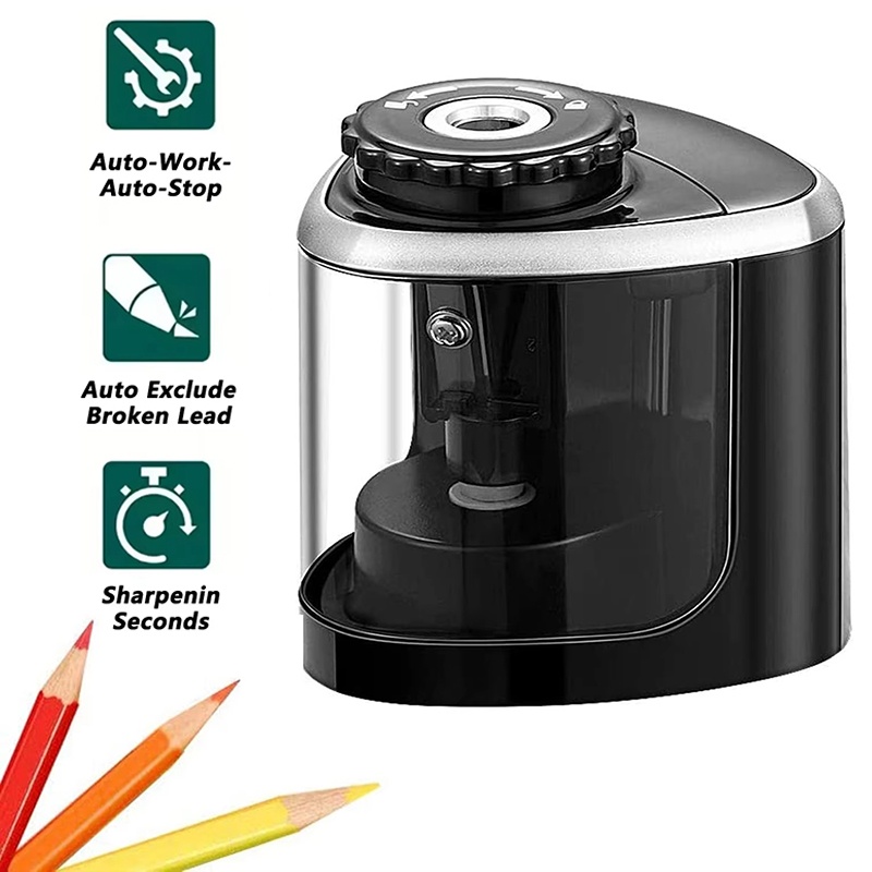 Electric Pencil Sharpener Usb - Otomatik Kalemtraş Masaüstü Elektrikli Kalemtıraş 6mm-8mm