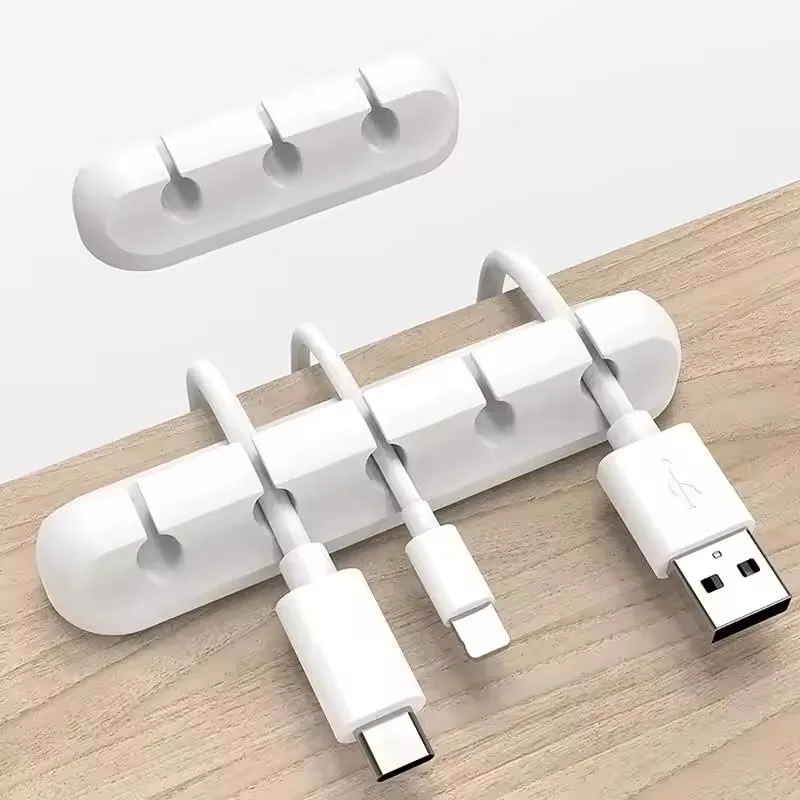 Desk Accessories - Silikon USB Kablo Düzenleyici USB Şarj