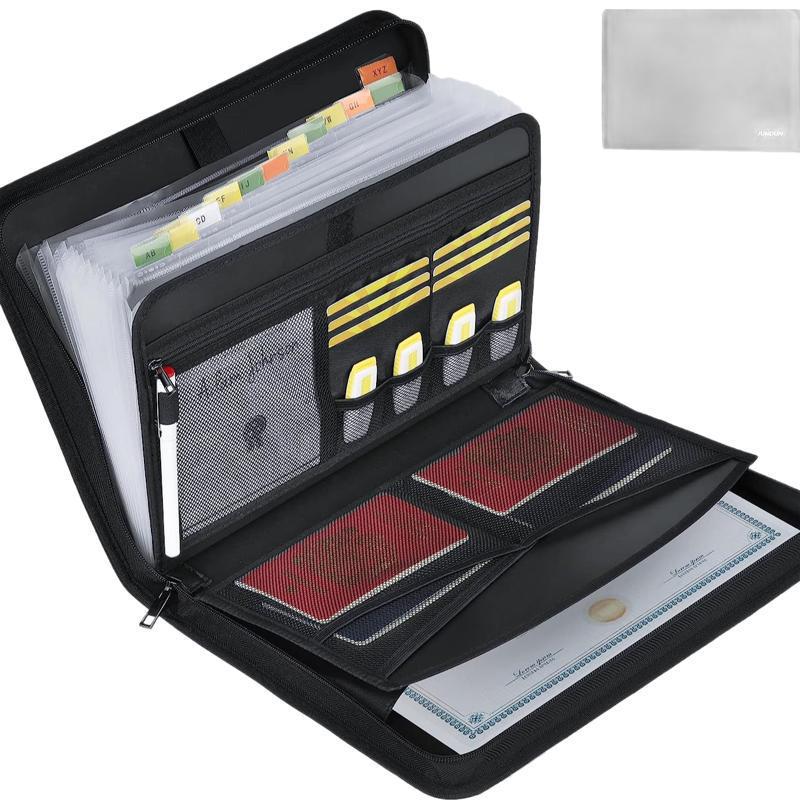 13 Bölmeli, Fermuarlı, Su Geçi - Expandable Accordion File Folder 13 Pockets incelemesi ve fiyatı