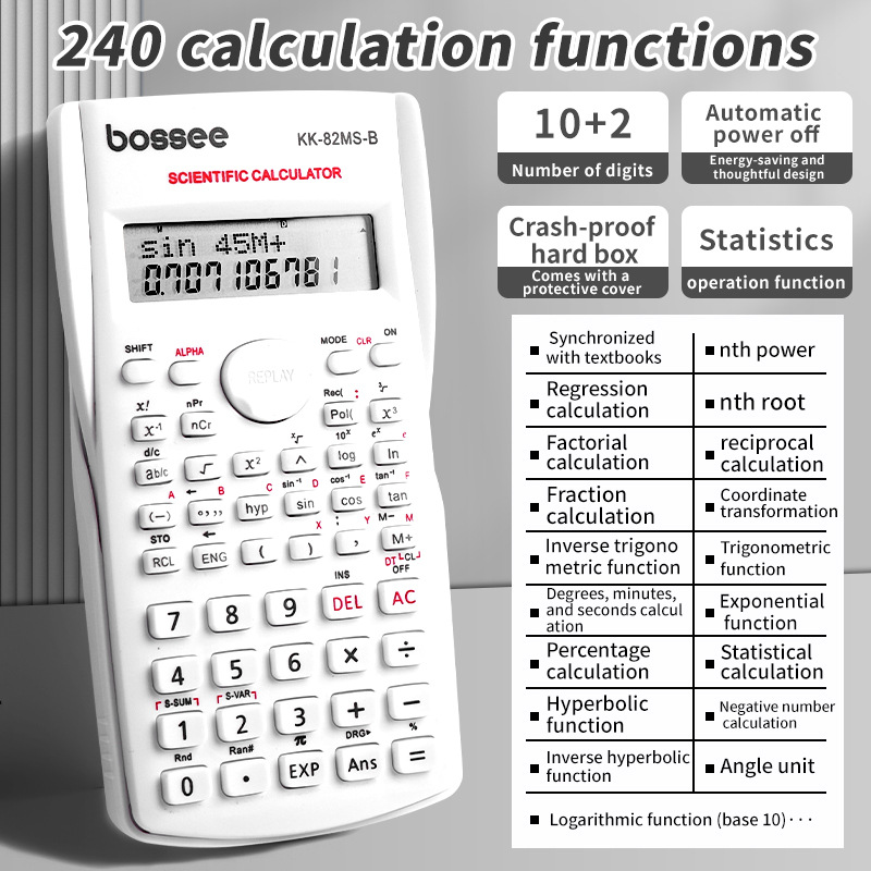 Bilimsel Hesap Makinesi 240 Fo - Scientific Calculator For Secondary School incelemesi ve fiyatı