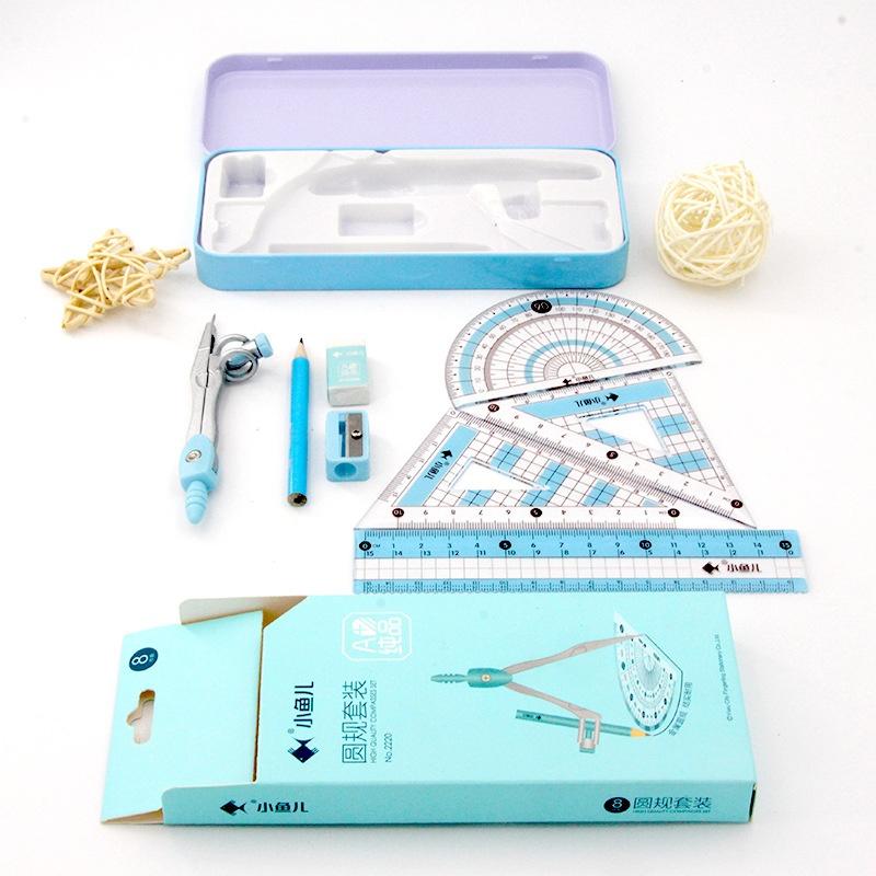 8 Parçalık Geometri ve Matemat - Math Geometry Set With Compass incelemesi ve fiyatı
