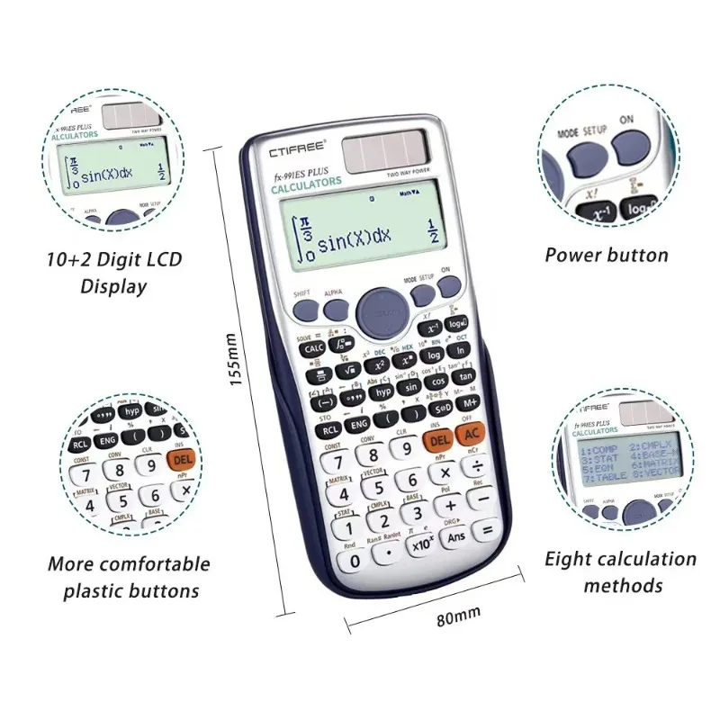 Bilimsel Hesap Makineleri, Düğ - Scientific Calculator For Secondary School incelemesi ve fiyatı